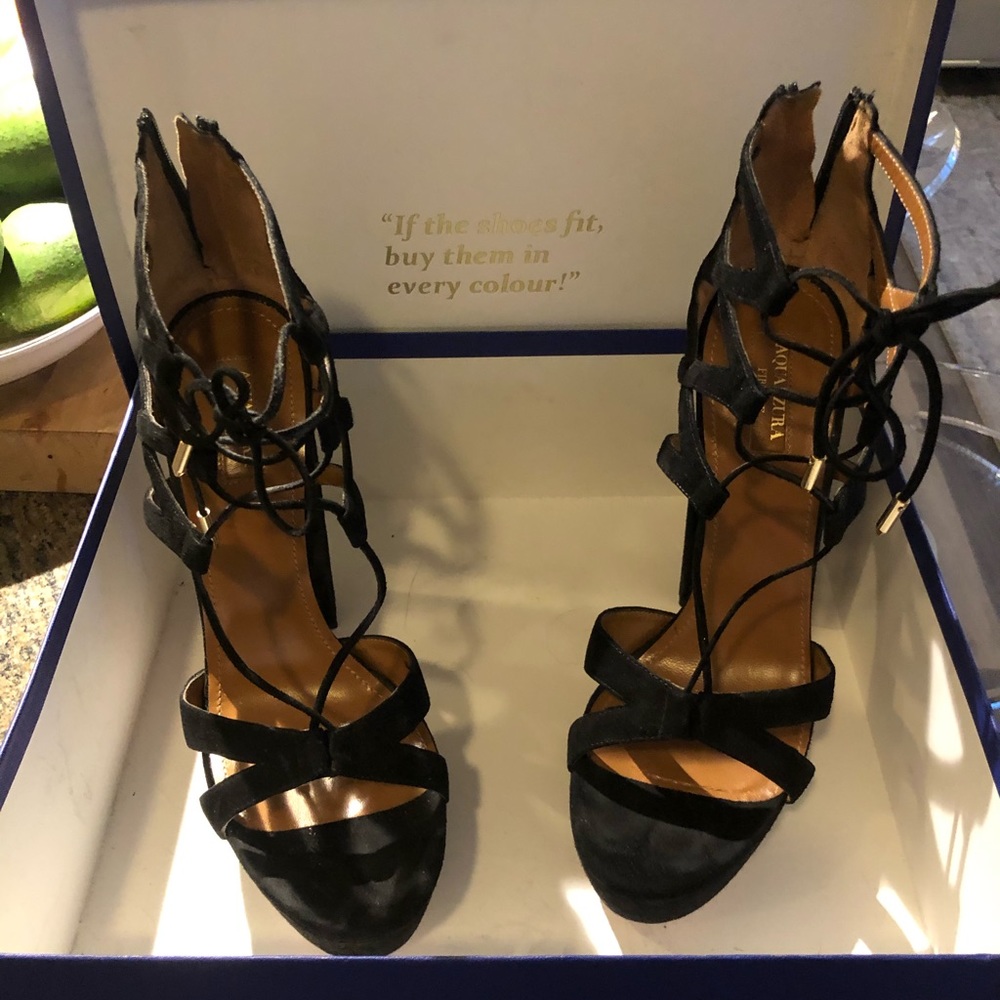 Aquazzura sexy platform shoes